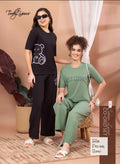TY#2438 4 IN 1 COTTON LYCRA CO-ORD SET