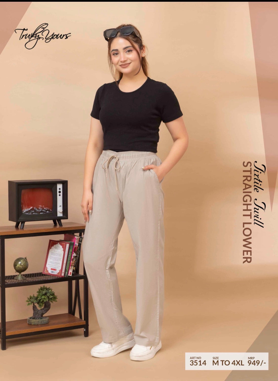 TY#3514 TIXTILE TWILL STRAIGHT LOWER
