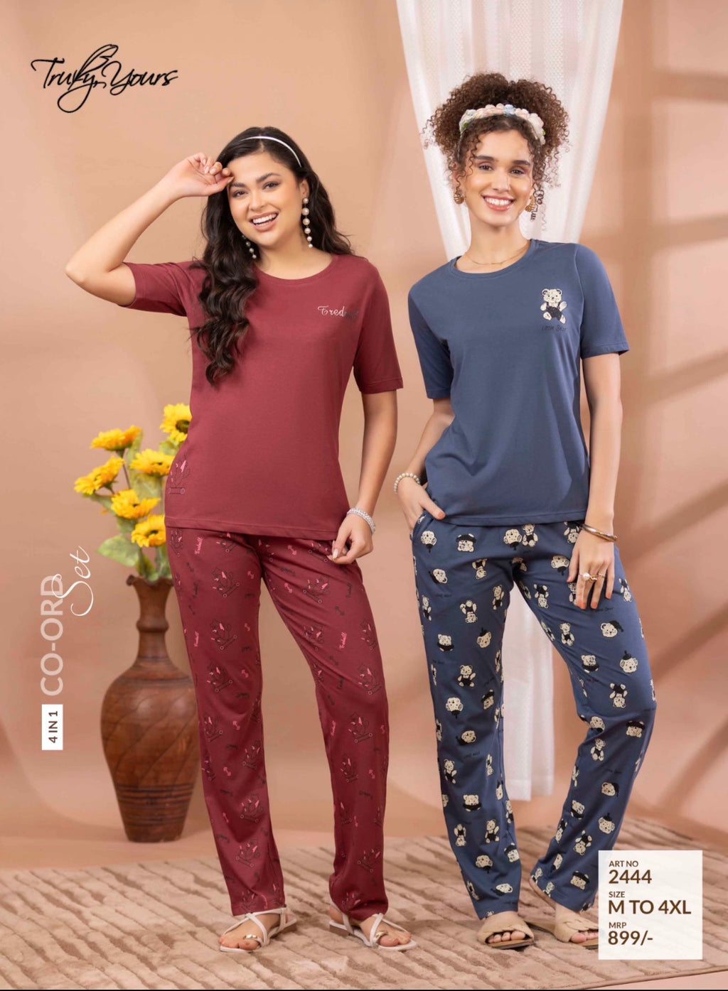 TY#2444 4 IN 1 CO-ORD SET