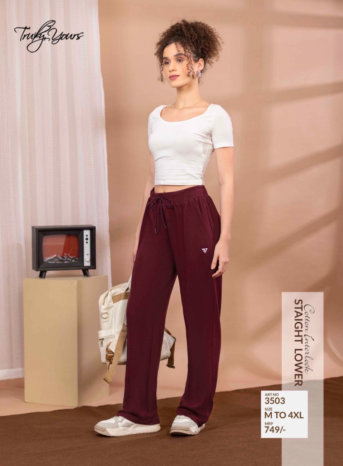 TY#3503 COTTON INTERLOCK STRAIGHT LOWER