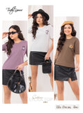 TY#1351 6 IN 1 COTTON LYCRA TOP