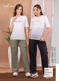 TY#2507 CARGO COTTON LYCRA CO-ORD SET